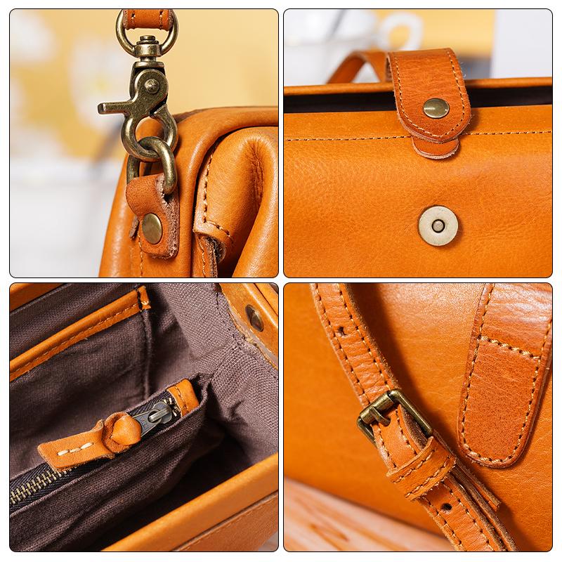 Premium Leather Retro Handmade Crossbody Bag