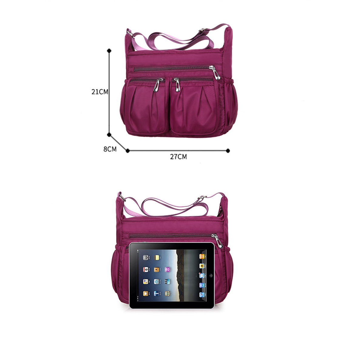 Waterproof Fashion Nylon Messenger Crossbody Bag MT0022