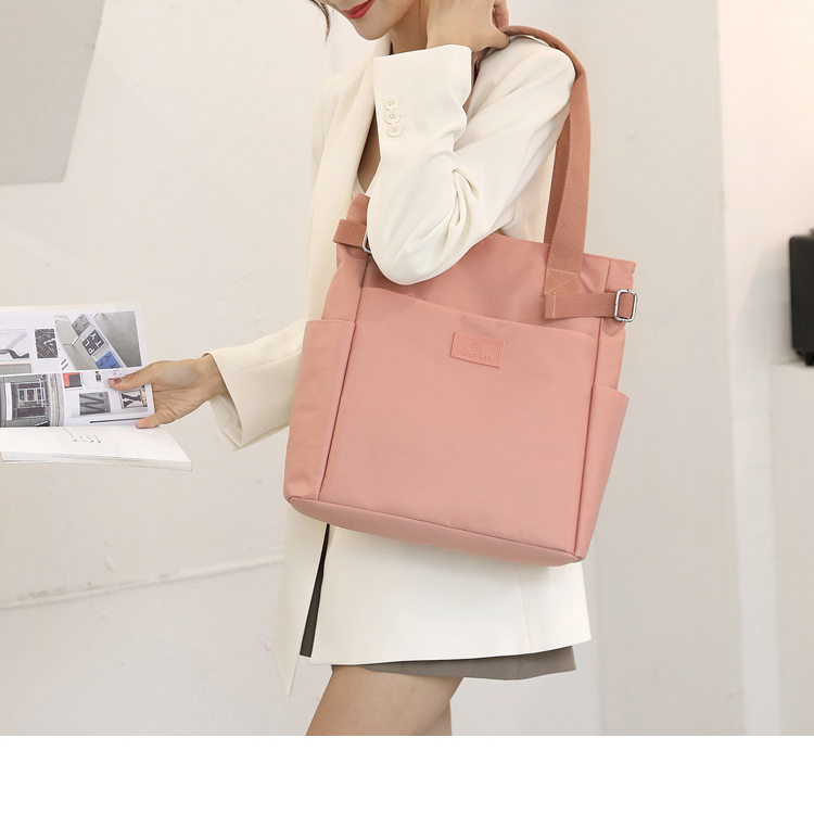 Graceful Lightweight Waterproof Canvas Tote Shoulder Bag MT0051