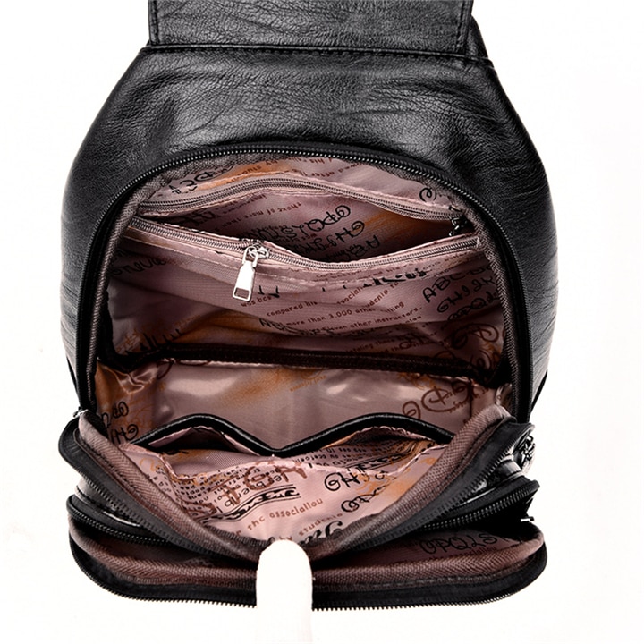 Fashion Leather Backpack Single Shoulder Bag MT0042