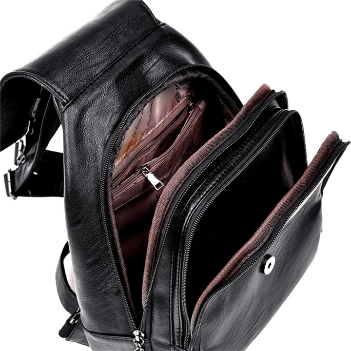 Fashion Leather Backpack Single Shoulder Bag MT0042