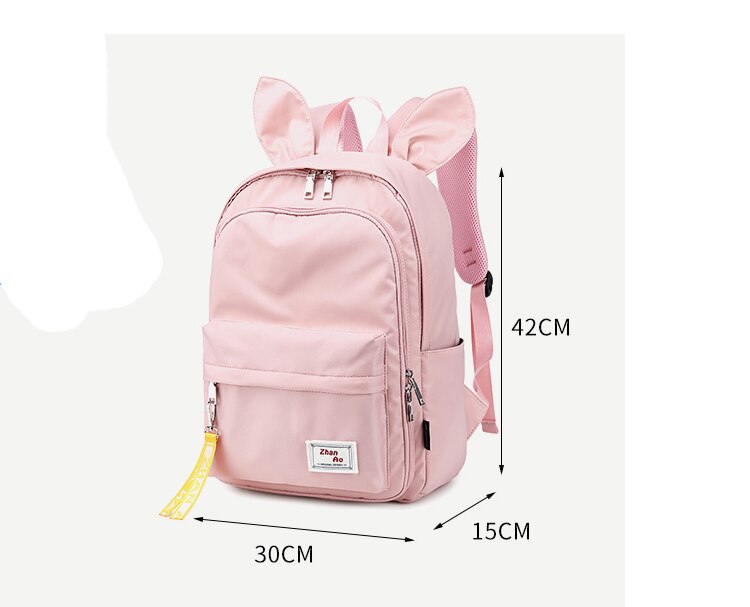 Cute Multifunction Rabbit Large Capacity School Bag Backpack MT0045