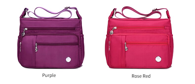 Decent Waterproof Nylon Crossbody Shoulder Bag MT0049