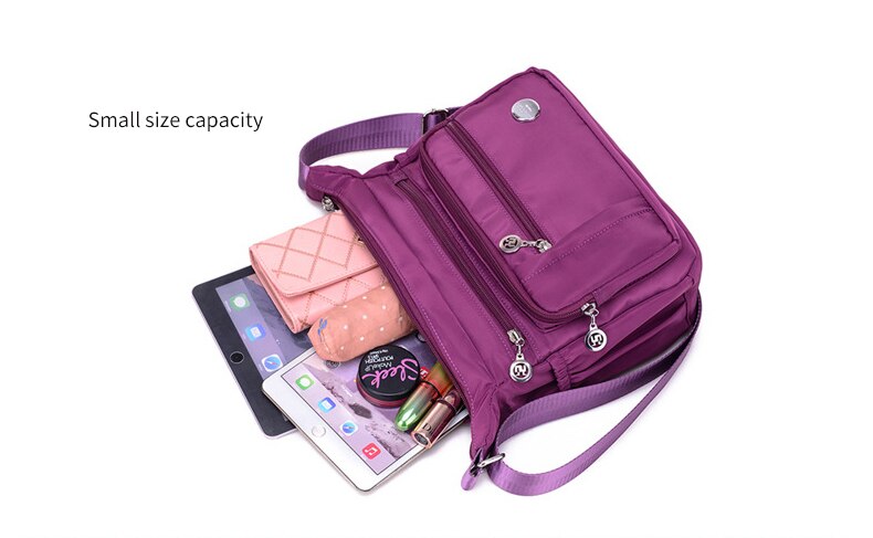 Decent Waterproof Nylon Crossbody Shoulder Bag MT0049