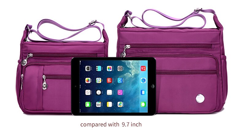 Decent Waterproof Nylon Crossbody Shoulder Bag MT0049