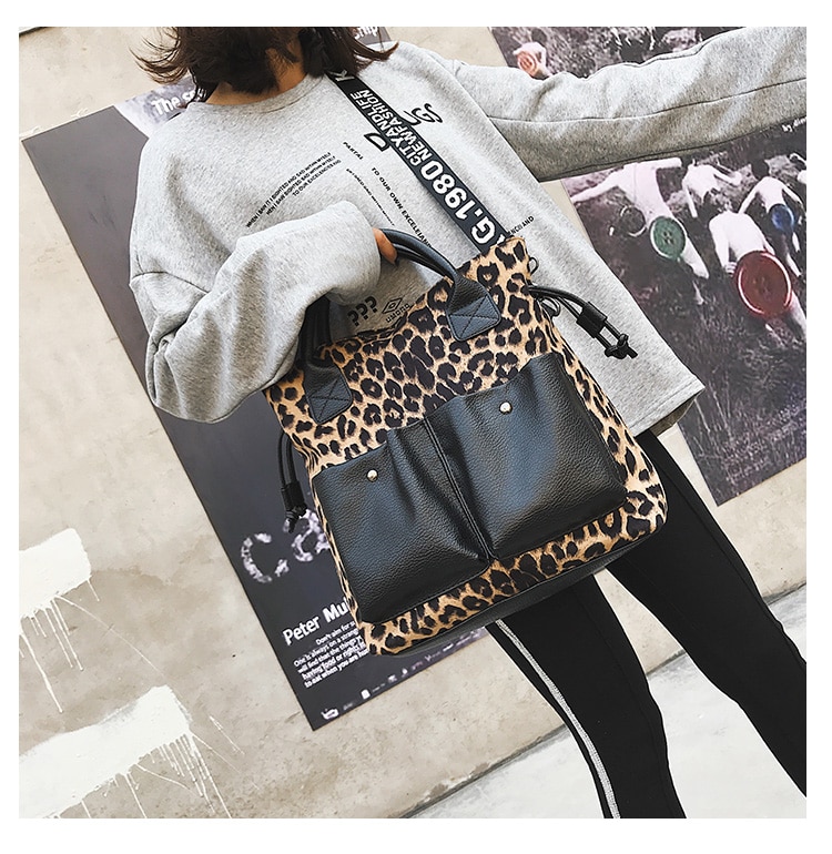 Stylish Leopard Shoulder Crossbody Bag MT0064