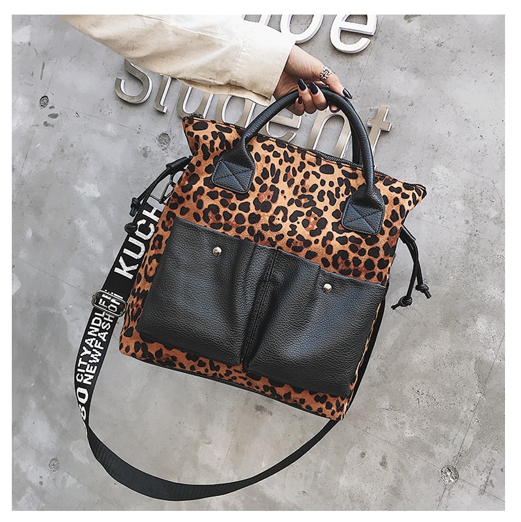 Stylish Leopard Shoulder Crossbody Bag MT0064