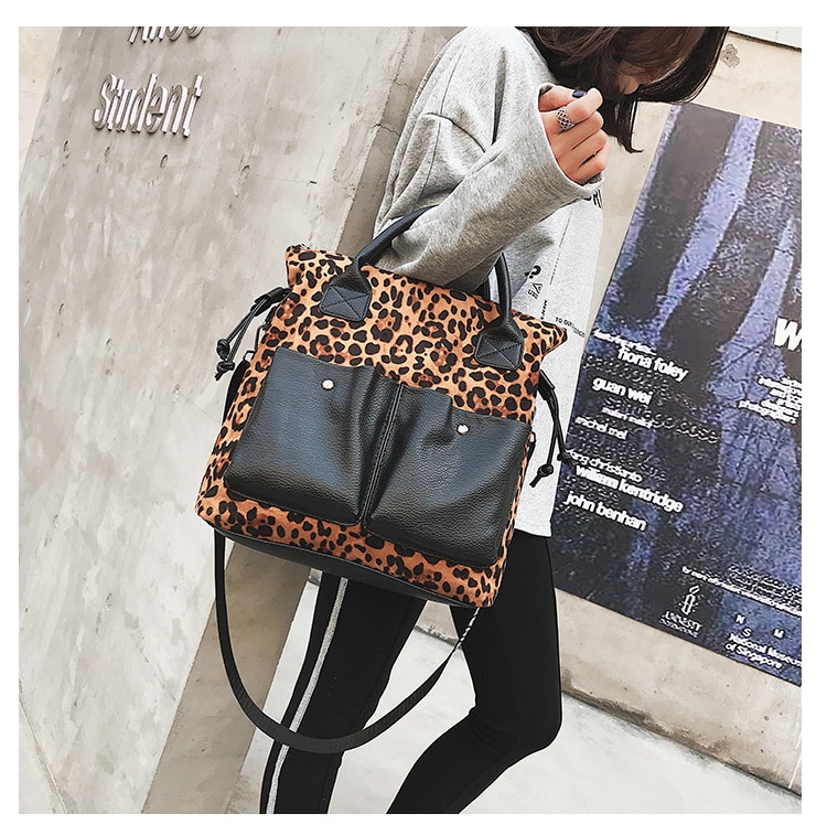 Stylish Leopard Shoulder Crossbody Bag MT0064